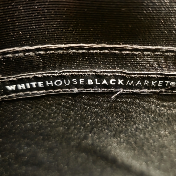 White House Black Market Floral Studded Pouch Bag Clutch Purse Brand New w/ Tag - Picture 3 of 9